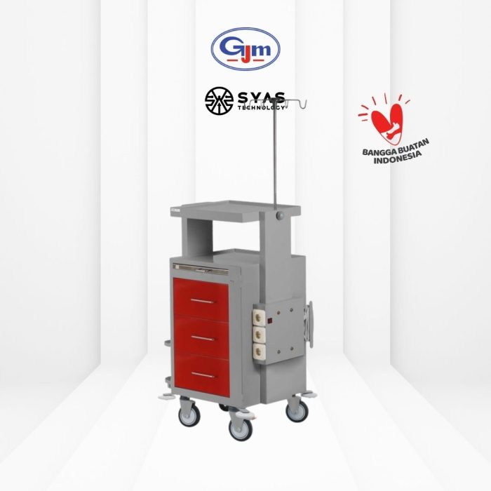 SYAS EMERGENCY TROLLEY (SS) - PT. Gratia Jaya Mulya