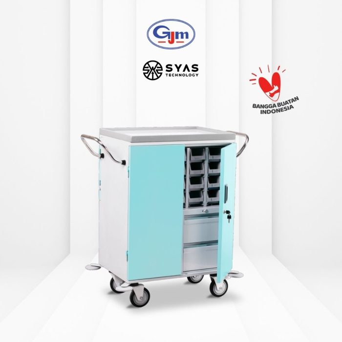 SYAS MEDICINE TROLLEY 20 - PT. Gratia Jaya Mulya